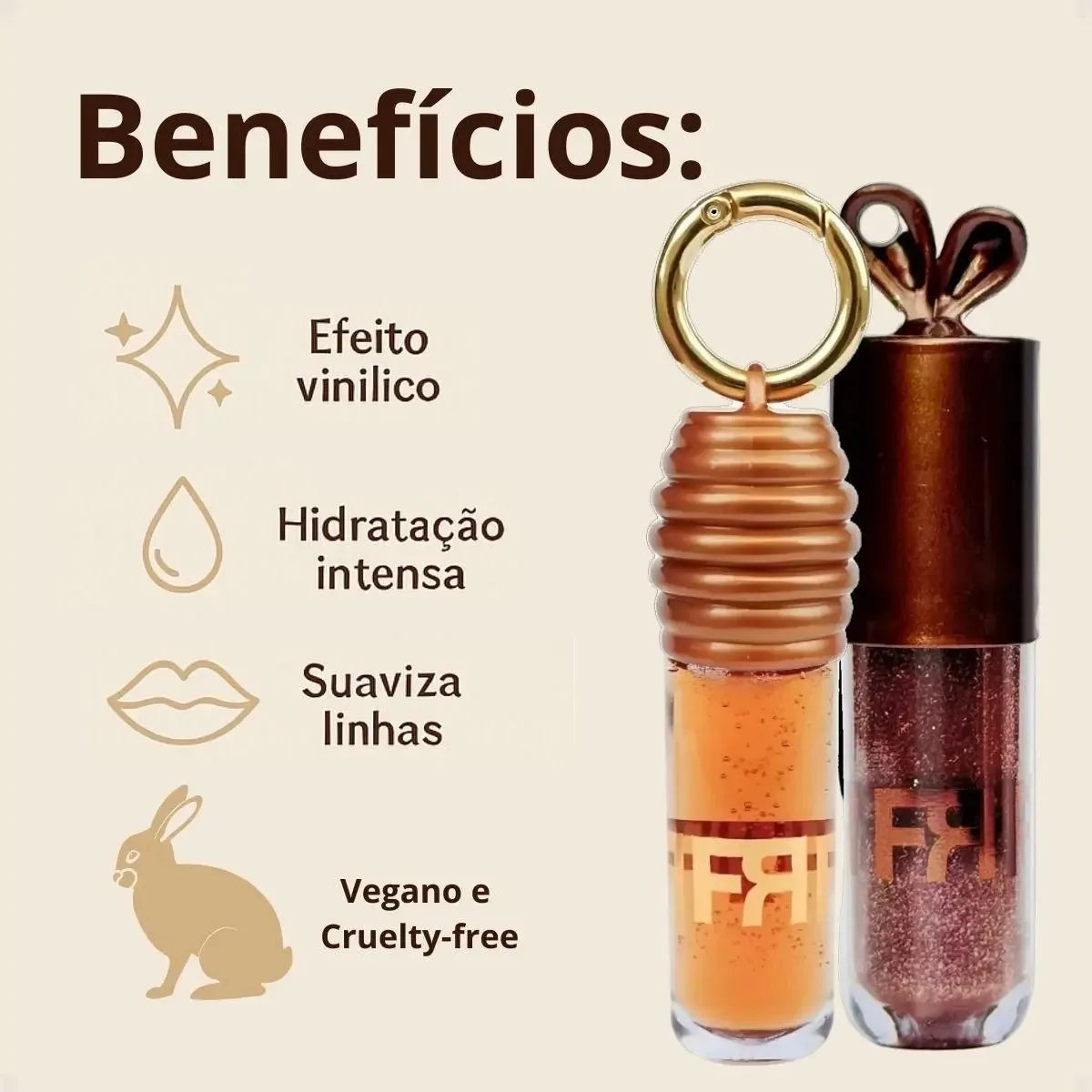 🔥 KIT LIP BUNNY & HONEY DA FRANCINY EHLKE – LEVE 2 E PAGUE 1 + 2 CHAVEIROS SORTIDOS