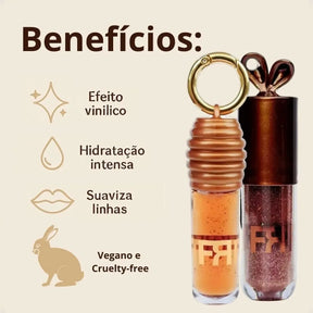 🔥 KIT LIP BUNNY & HONEY DA FRANCINY EHLKE – LEVE 2 E PAGUE 1 + 2 CHAVEIROS SORTIDOS