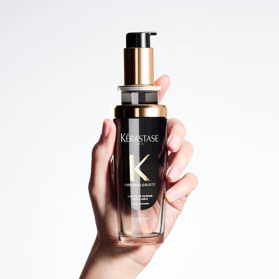 ÓLEO CAPILAR KÉRASTASE CHRONOLOGISTE L'HUILE DE PARFUM REVITALIZADOR REFILÁVEL - 75 ML